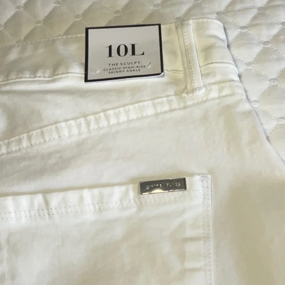 White House Black Market White Skinny Ankle Jeans - Picture 6 of 9